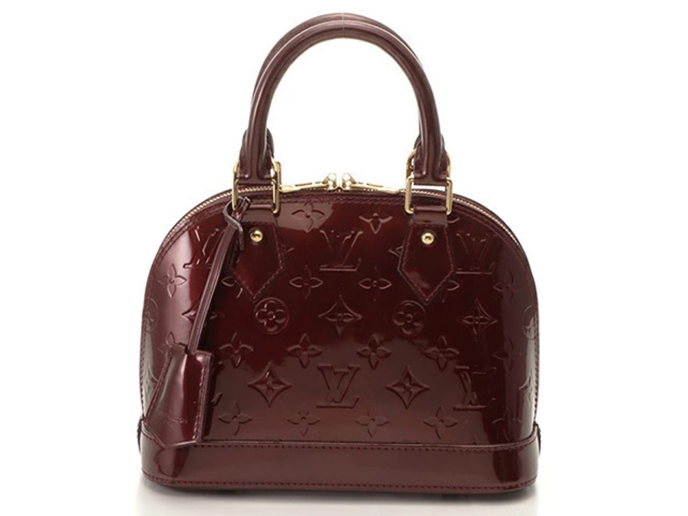LOUIS VUITTON Alma Monoblum Vernis Rouge Red Fauviste Purple